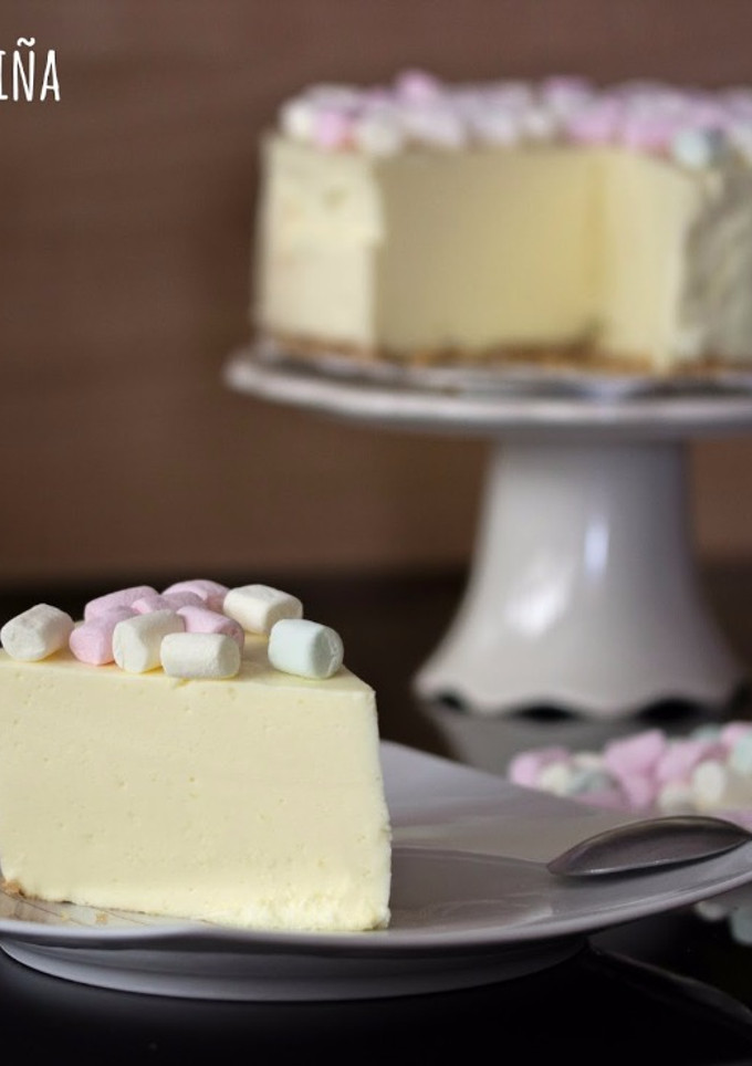 Una foto de Tarta de piña y queso