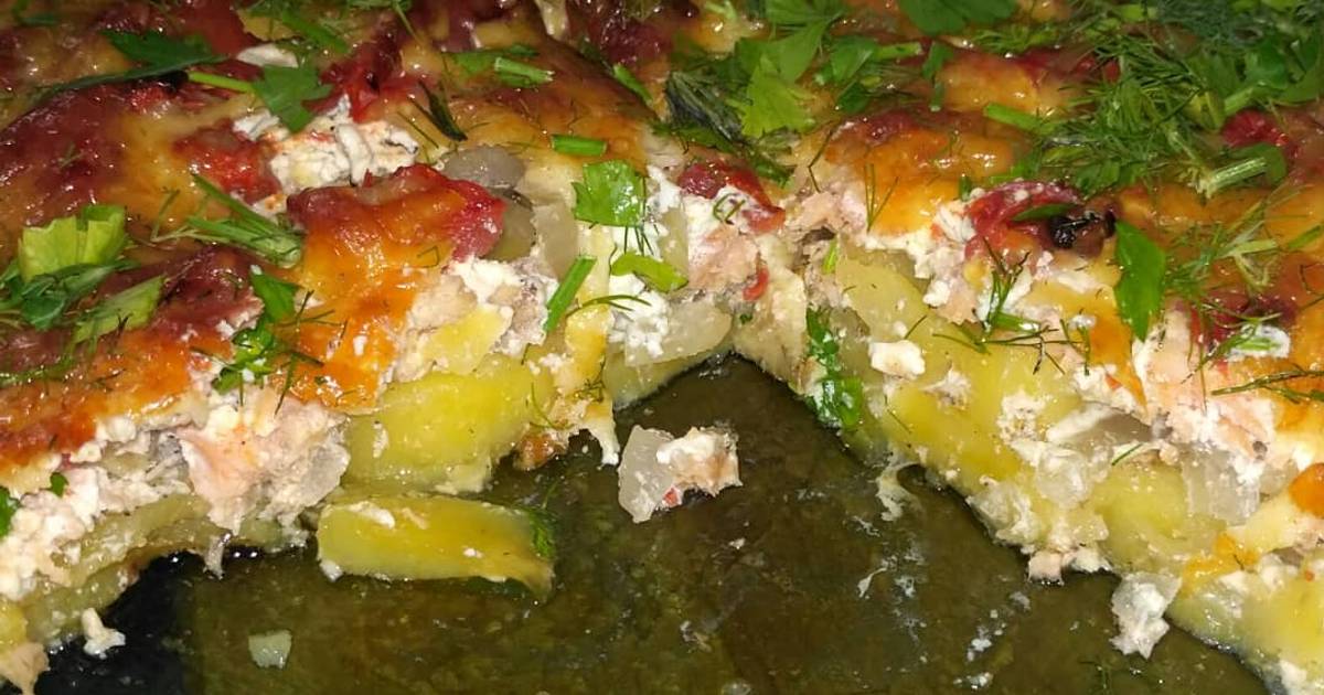 Запеканка Из Рыбы Фото