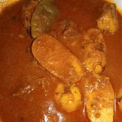 A picture of Ervi gosht.