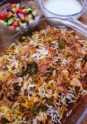 A picture of Masoor Pulao.