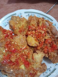 Foto resep Telur crispy geprek
