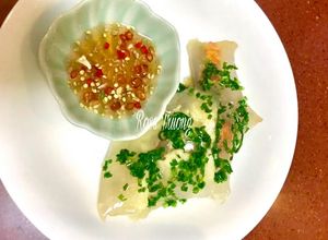 Hình của món Bánh Bột Lọc Gói Lá Chuối.