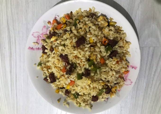 Recipe of Any-night-of-the-week Emreâ€™s Fried Rice (with a Turkish Twist)