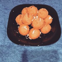 A picture of Motichoor Ladoo.