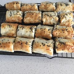 A picture of Vegan Mushroom Rolls.