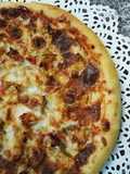 Chicken fajitas pizza