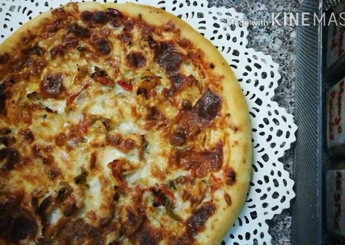 Recipe of Award-winning Chicken fajitas pizza