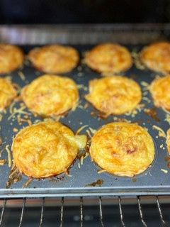 Una foto de Mini quiches Lorraine con obleas de La Cocinera