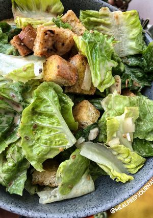 Foto resep Simple Salad Saus Wijen (No-Meat)