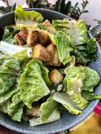 Cara Simple Membikin Resep  Simple Salad Saus Wijen (No-Meat) yang Enak, Lezat