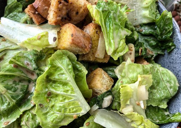 Cara Mudah Membuat Simple Salad Saus Wijen (No-Meat) yang Wajib Dicoba