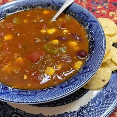 A picture of Tortilla Soup.