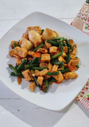 Foto resep Tumis Kacang Tahu Putih