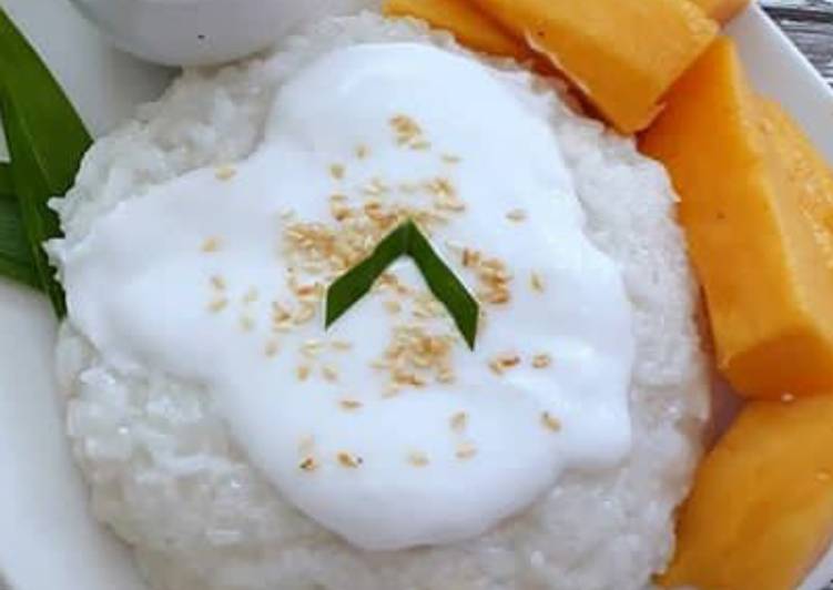 Resep Mango sticky rice Anti Gagal