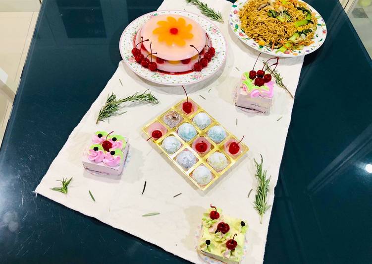 24🍒 Puding susu lapis