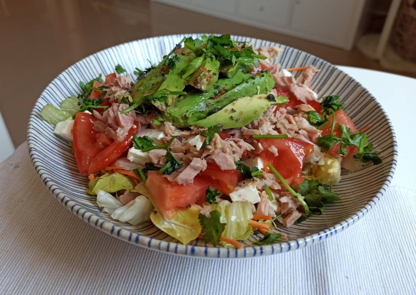 Mi ensalada básica; rápida, saciante y muy rica