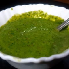 Green chutney A picture of Green chutney.