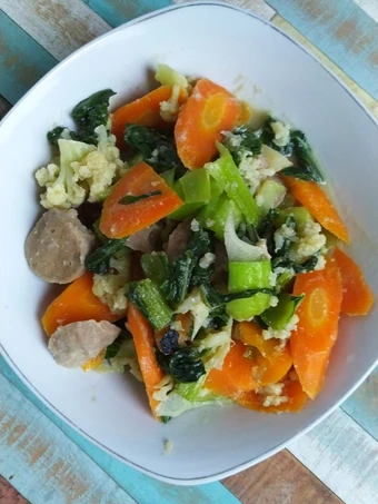 Cara Gampang Membikin Resep Capcay bakso kering yang Sempurna Anti Ribet, Lezat