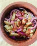 Cucumber Onion chutney Salad