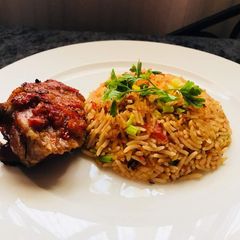 A picture of Oven Baked Rice.