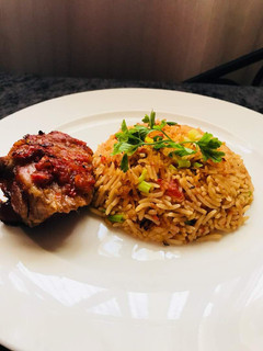 A picture of Oven Baked Rice.