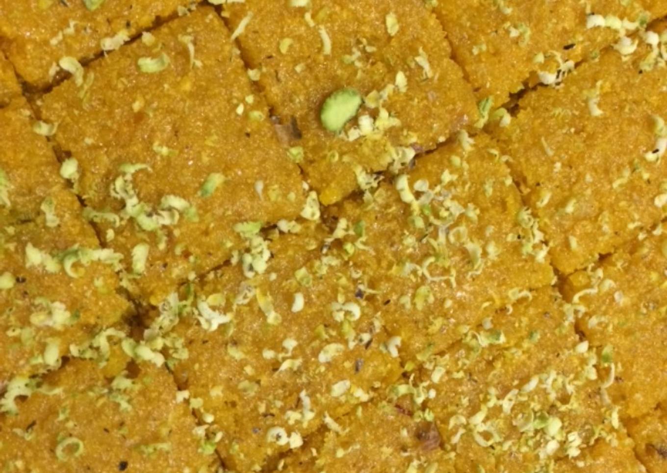 Coconut Mango barfi