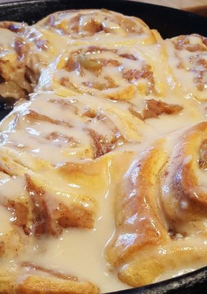 A picture of Crescent rolls Cinnabon.