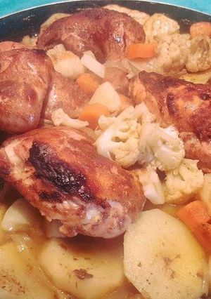 صورة لوصفة صنيه بطاطا مع الزهرة
