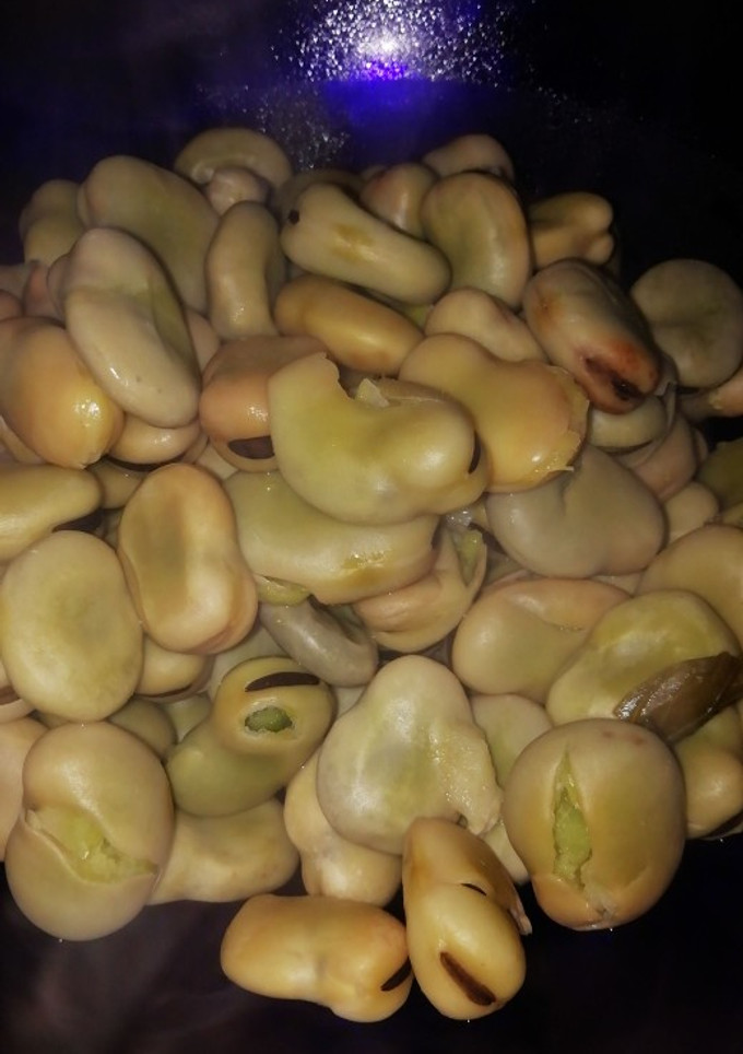 Una foto de Habas enzapatá