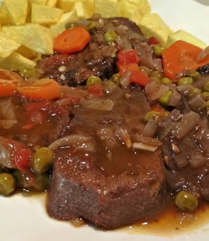 Una foto de Lengua de ternera guisada