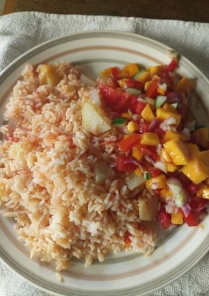 A picture of Potatoe rice.