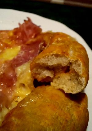 Una foto de Pizza c/harina de fuerza y masa de biga🍕
