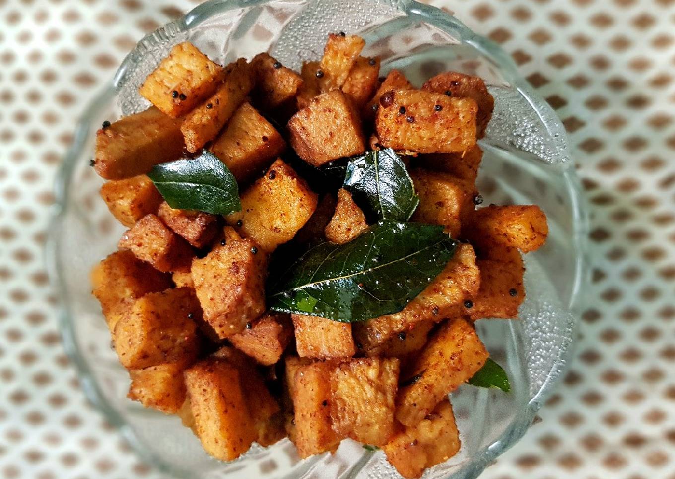 Elephant yam roast