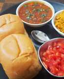 Kolhapuri Misal Pav (Without Onion Garlic)