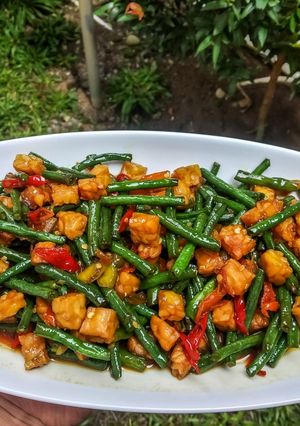 Foto resep Tumis Kacang Panjang & Tempe