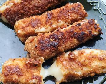 Update, Cooking Recipe Vegan mozzarella sticks Savory Delicious