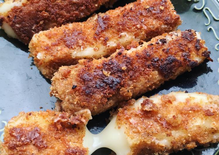 Simple Way to Make Homemade Vegan mozzarella sticks