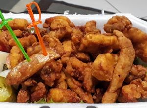 Foto de Iscas de tilápia a milanesa com molho especial