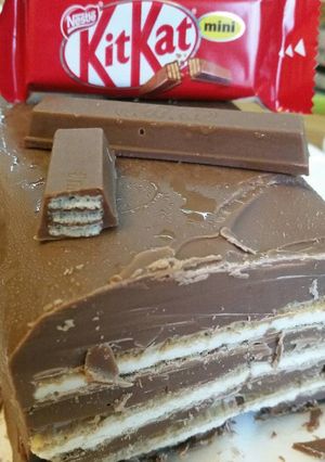 Φωτογραφία της συνταγής Kit Kat XXXL με 2 μόνο υλικά !!!