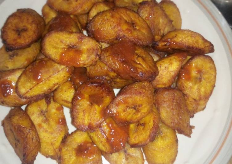 Maggi fried plantain