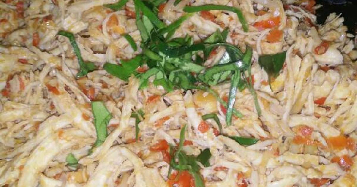 Resep Ayam Suwir Bumbu Bali Rumahan (rendah kolestrol 