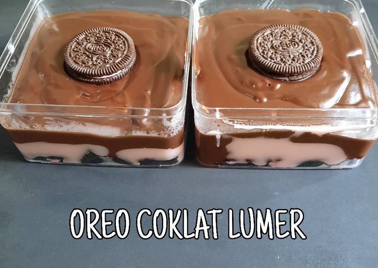 Langkah Mudah untuk Menyiapkan Oreo coklat lumer Anti Gagal