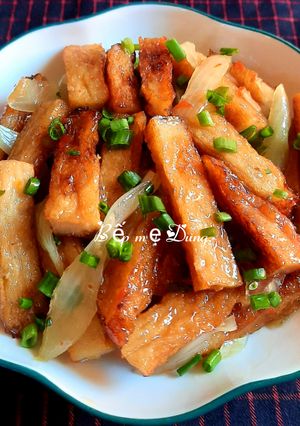 Hình của món Chả cá chiên nước mắm.
