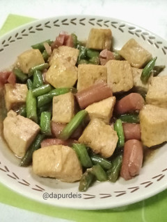 Foto resep Tahu Sosis Buncis saus Teriyaki