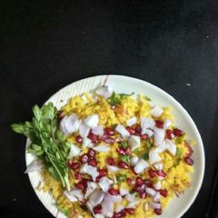 A picture of Vegetable poha.