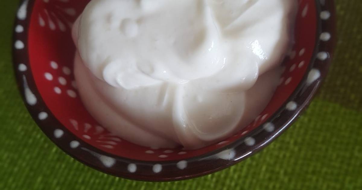 Yogurt Natural Casero y Saludable (durito tipo griego) Receta de Nutrim -  Recetas Saludables- Cookpad