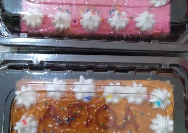 Resep Cake Ultah mini, Lezat Sekali