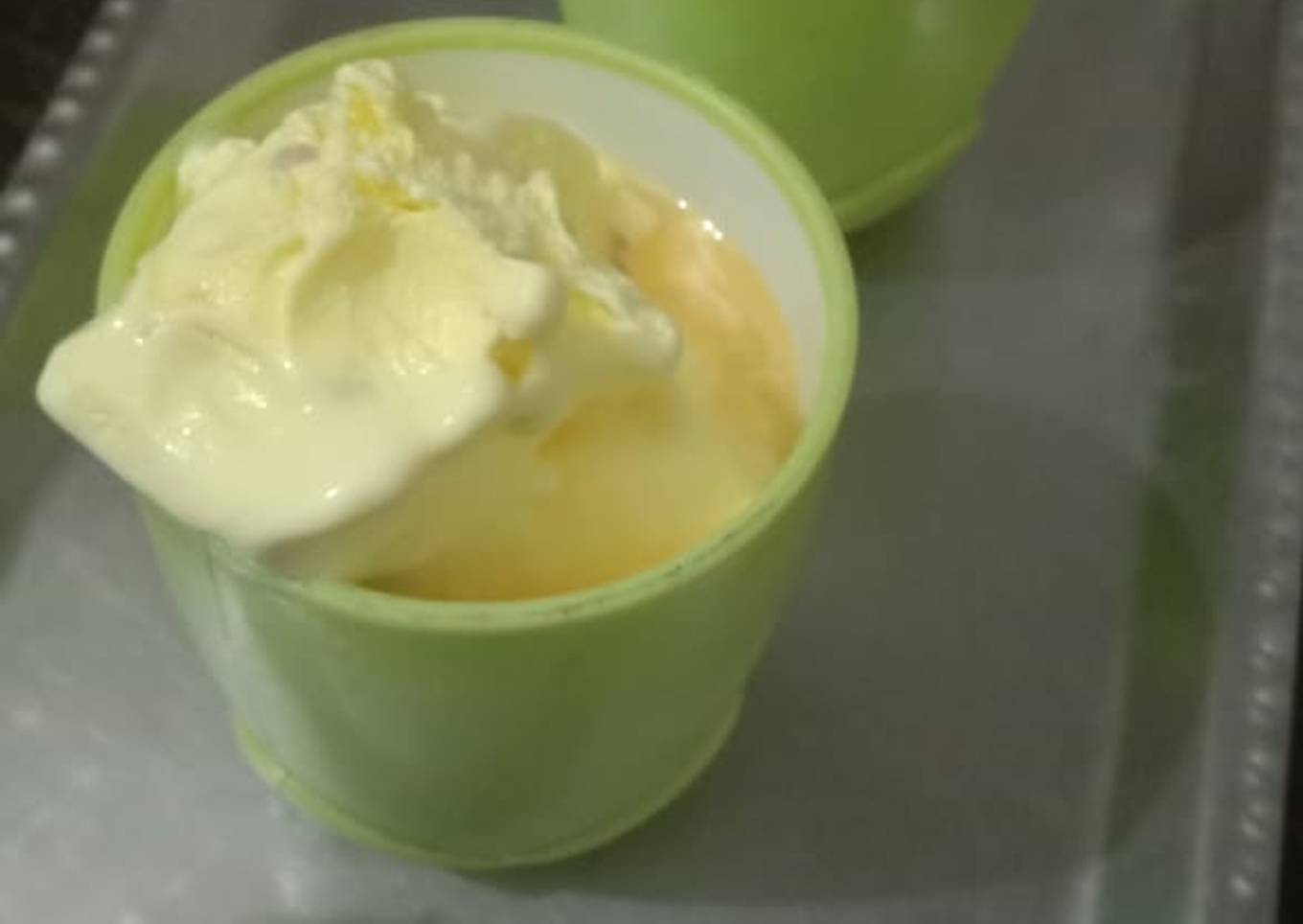 Mango shake with icecream