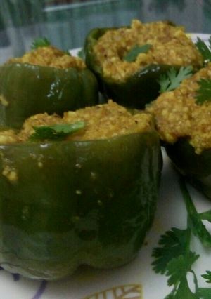 A picture of Stuffed Capsicum.