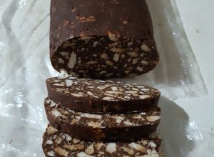 Una foto de Salchichón de Chocolate
